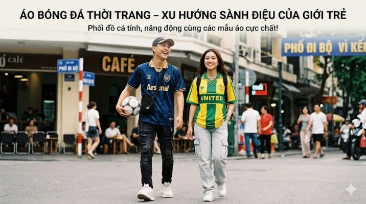 áo bóng đá thời trang gen z