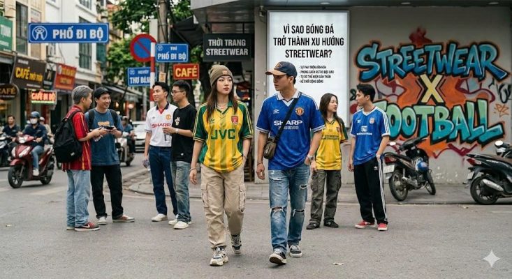 áo bóng đá thời trang gen z