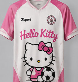 Áo đá bóng hello kitty