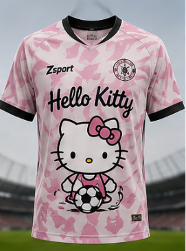Áo đá bóng hello kitty
